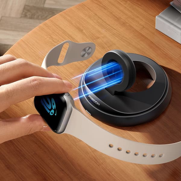 JOYROOM JR-W12 FOLDBAR INDUKTIV OPLADER TIL APPLE WATCH - SORT