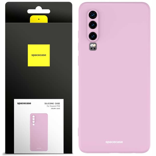 Spacecase Silikonfodral För Huawei P30 Lilac Protective