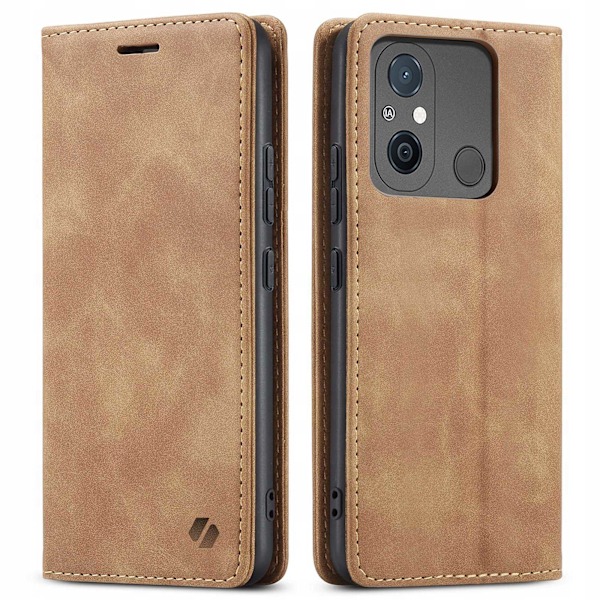 Spacecase Pålbock För Xiaomi Redmi 12C Fodral Ljusbrun