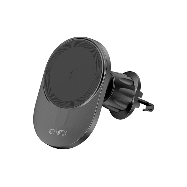 TECH-PROTECT MM15W-V1 MAGNETISK MAGSAFE VENT BILMONTERING TRÅDLØS OPLADER 15W SORT