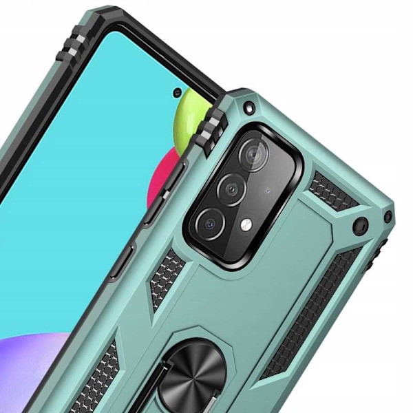 Spacecase Ring Nx Green Case För Samsung Galaxy A52 5G Case
