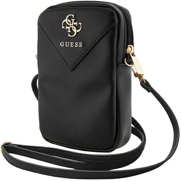 Guess Zip Triangle 4G-veske - svart