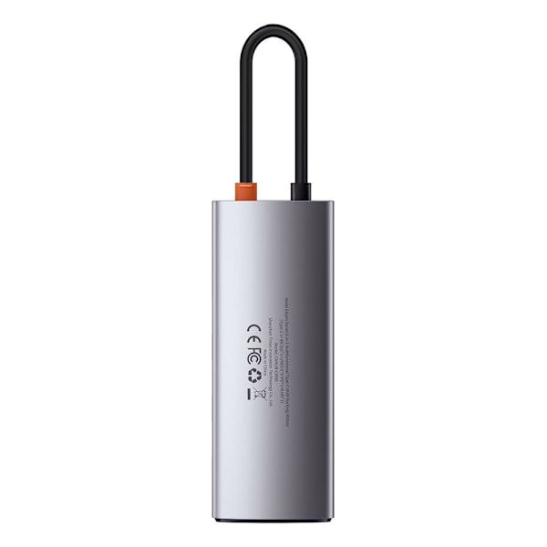 BASEUS MULTIFUNKTIONEL USB HUB 5IN1 USB TYPE C PD 100W HDMI GRÅ