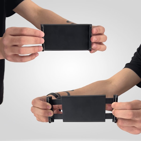 WOZINSKY LANG FLEKSIBEL TELEFON OG TABLETHOLDER SORT