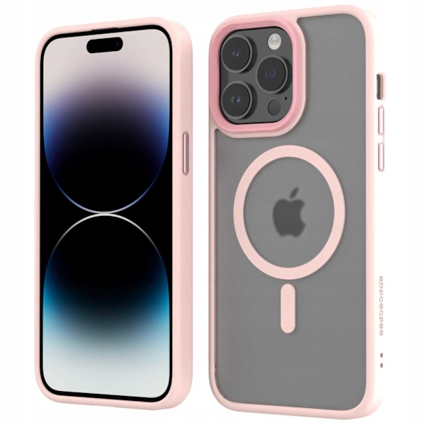 Spacecase Hybrid Case För Iphone 14 Pro Max Pink