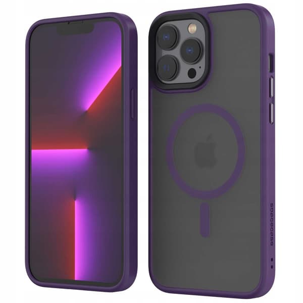 Spacecase Hybrid Case För Iphone 13 Pro Max För Magsafe Lila