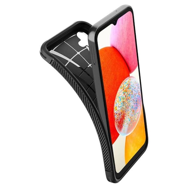 SPIGEN RUGGED ARMOR GALAXY A14 4G / LTE MATT SVART
