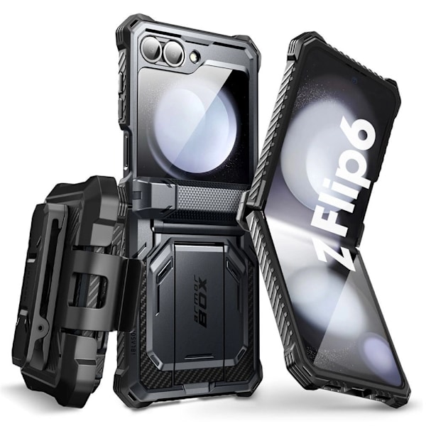 IBLSN ARMORBOX SUPCASE ETUI TIL SAMSUNG GALAXY Z FLIP 6 - SORT