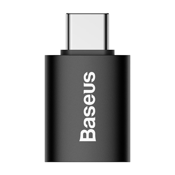 Baseus Ingenuity Series Adapter USB Type C til USB-A 3.2 gen 1 Svart (ZJJQ000001)