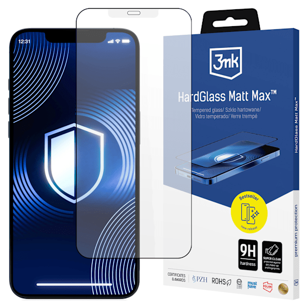 APPLE IPHONE 12/12 PRO - 3MK HARDGLASS MATT MAX