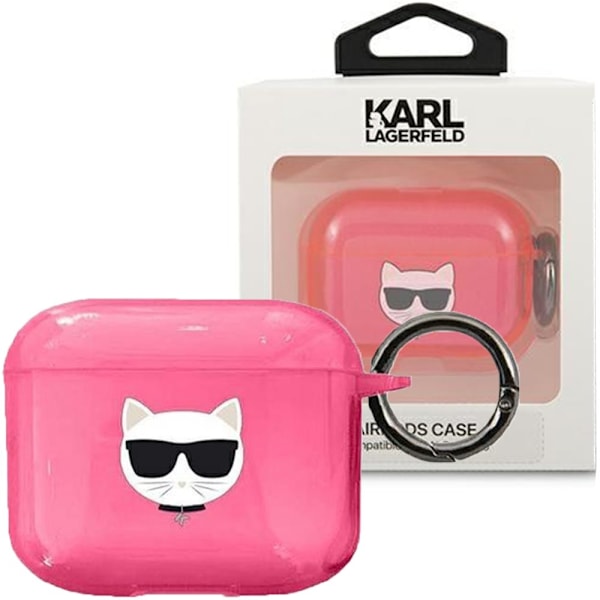 KARL LAGERFELD CHOUPETTE ETUI TIL AIRPODS 3 - PINK