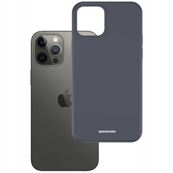 Spacecase Silikonfodral För Iphone 13 Pro Max Svart Skydd