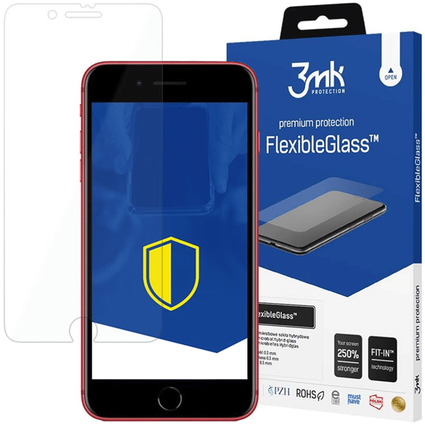 3MK FLEXIBLEGLASS HYBRID GLAS TIL IPHONE 8 PLUS