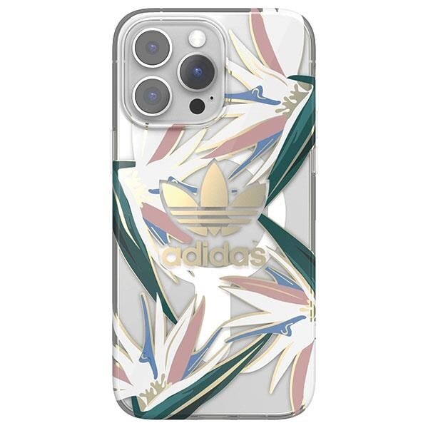 Adidas ELLER Magsafe deksel til iPhone 14 Pro Max Clear Case klar/gull/lilla/smaragd :) 50225