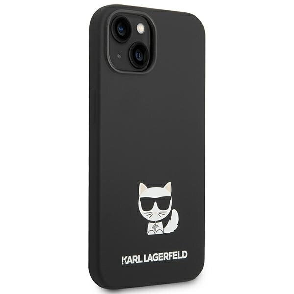 KARL LAGERFELD SILIKONE CHOUPETTE BODY COVER TIL IPHONE 14 PLUS - SORT