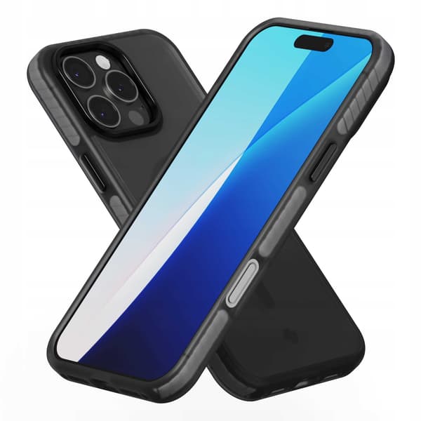 Spacecase Case Hybrid Fusion Cover För Iphone 16 Pro Max Black