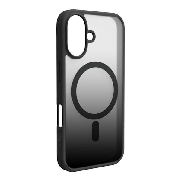 PURO GRADIENT MAGSAFE SILIKONE ETUI TIL IPHONE 16 - SORT Sort