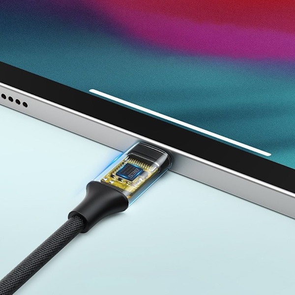 Ugrønn hodetelefonadapter med 3,5 mm miniplugg til USB Type C 10 cm svart (AV161 50631)