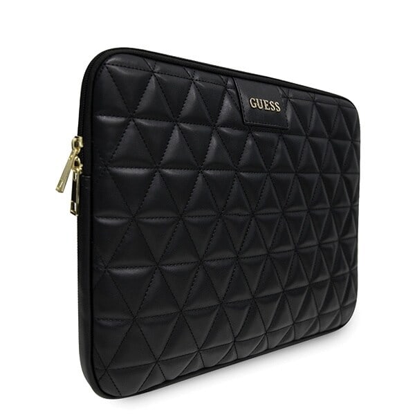 Guess vattert laptopveske 13 - svart