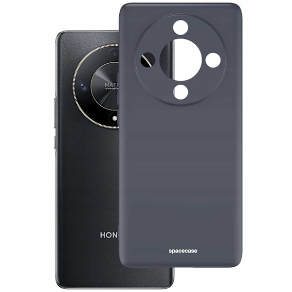 Spacecase Fodral Silikonskydd För Honor Magic 6 Lite Svart