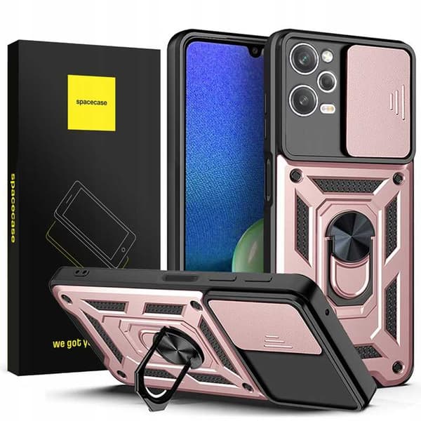 Spacecase Case Cover Till Poco X5 Pro Note 12 Pro Pink