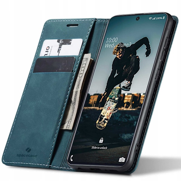 Spacecase-Fodral Pålånkskydd För Samsung Galaxy A71 Blue