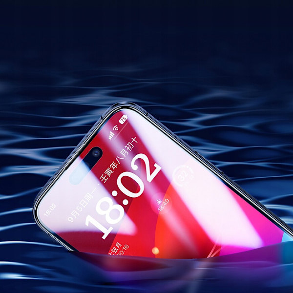 MCDODO EZ PASTE HEARTS GLAS STARKT GLAS IPHONE 15 PRO MAX-FODRAL