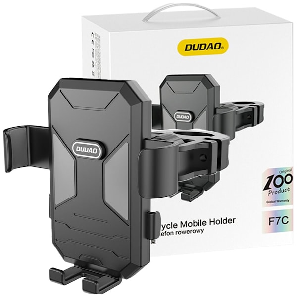 Dudao F7C Sykkel/Motorsykkel Telefonholder - Svart