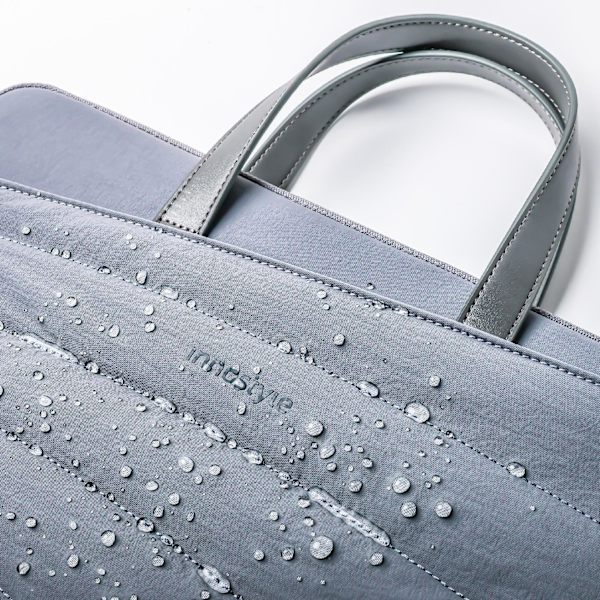 Innostyle 14" Vattentät Carrylite Slim Laptopväska För Kvinnor Grå