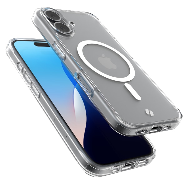 Spacecase Case Clear Mag För Iphone 16 Transparent För Magsafe