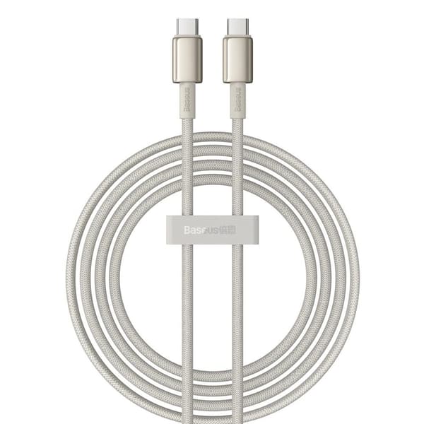 Baseus Tungsten Gold USB-C / USB-C 100W 2m kabel - gull
