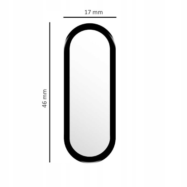Spacecase Fodral Hybrid Glas Skydd För Xiaomi Mi Band 4 5 6