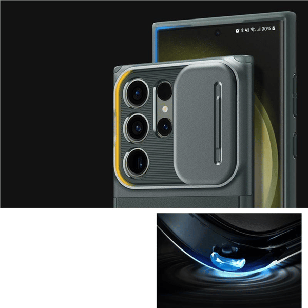 SPIGEN OPTIK ARMOR GALAXY S23 ULTRA ABYSS GRØN