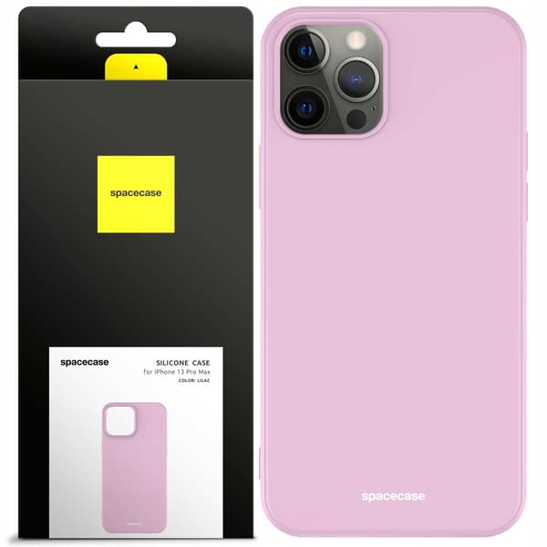 Spacecase Silikonfodral För Iphone 13 Pro Max Lilac Lila