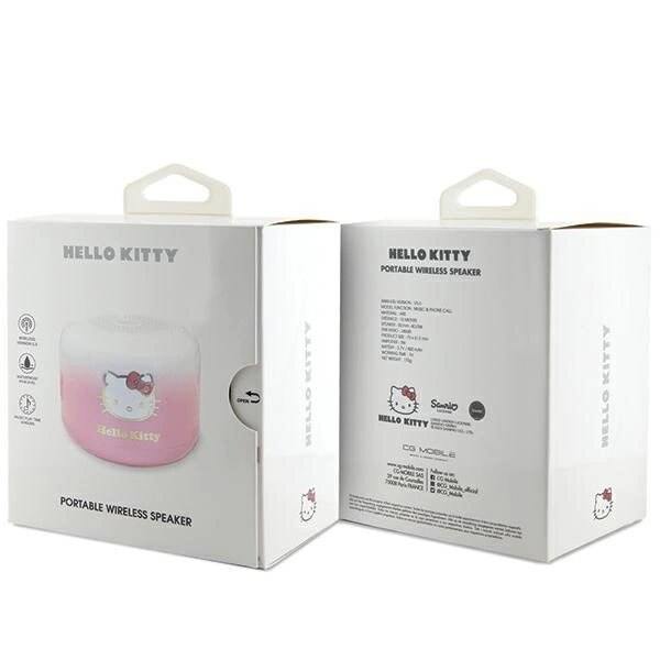 Hello Kitty Elektroplate Gradient Bluetooth-høyttaler - Rosa