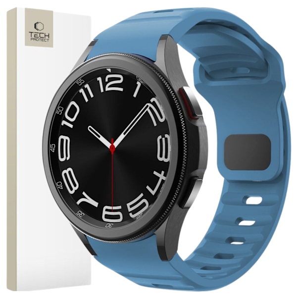 TECH-PROTECT SILIKONE LINE SAMSUNG GALAXY WATCH 4/5/5 PRO / 6/7 / FE MONTEGO BLUE