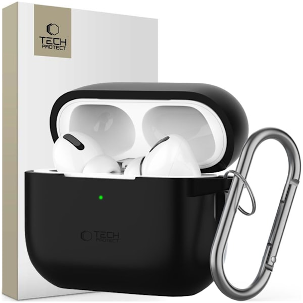 TEKNISK BESKYTTELSE SILIKONEKROG APPLE AIRPODS PRO 1/2 SORT