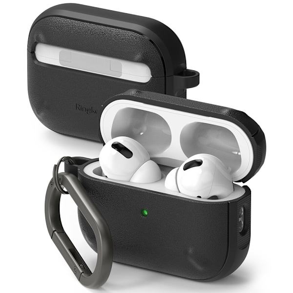 Ringke Onyx AirPods Pro 2 deksel, pansret deksel for hodetelefoner, svart