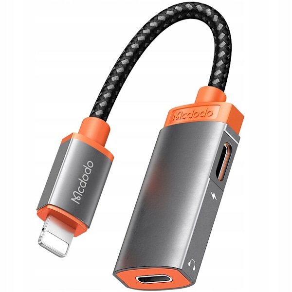 MCDODO ADAPTER 2X LIGHTNING KABEL IPHONE X 11 12 13 14 PRO MAX