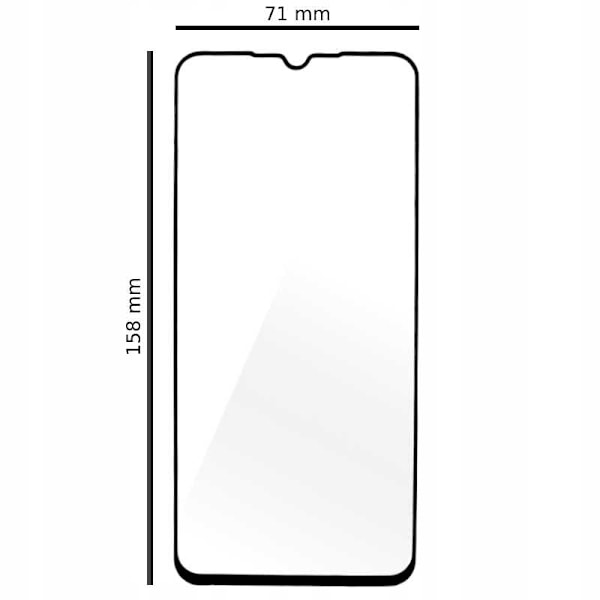 Spacecase 5D Härdat Glas För Samsung Galaxy A42 5G Skärmskydd