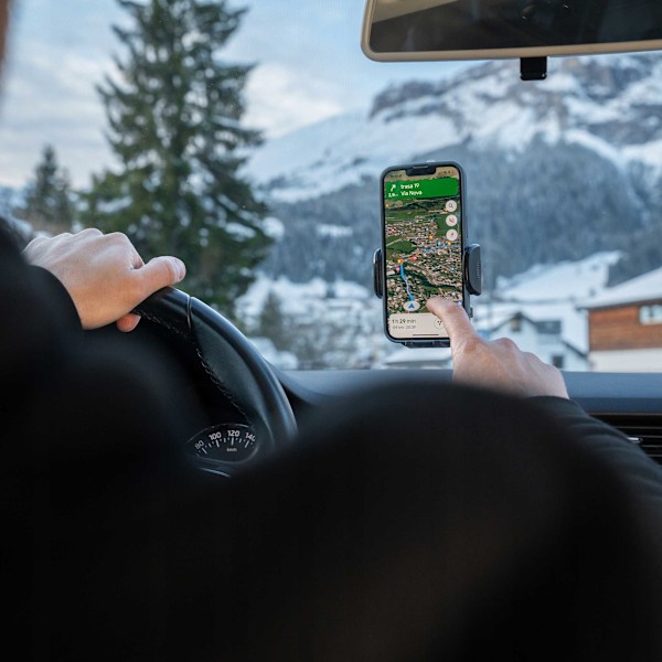 Spacecase Biltelefonhållare Universal För Fönster Dashboard Svart