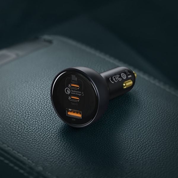 Baseus rask USB / USB Type C billader 160W PPS Quick Charge 5 PD grå (TZCCZM-0G)