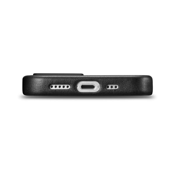 ICARER CASE CASE LÆDERCOVER MED MAGSAFE TIL IPHONE 14 SORT