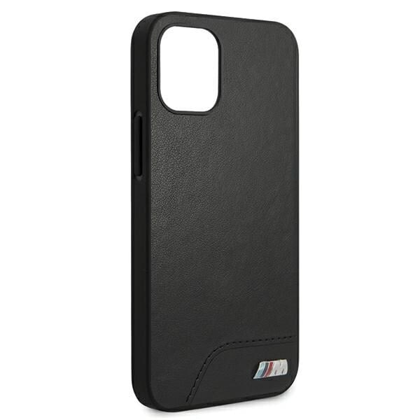 BMW M COLLECTION SMOOTH PU COVER TIL IPHONE 12 MINI - SORT