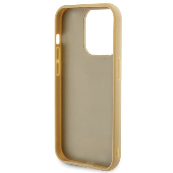 Guess Disco Metal Script-deksel til iPhone 15 Pro - gull