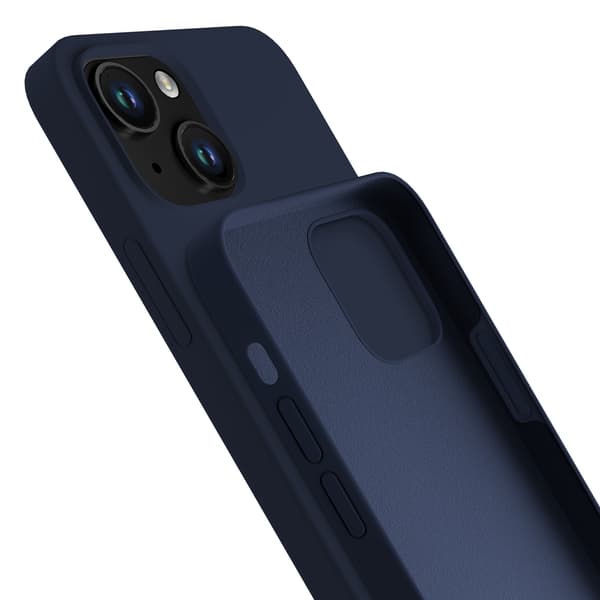APPLE IPHONE 15 - 3MK SILICONE CASE DARK NAVY