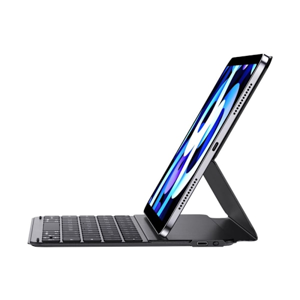 Baseus Brilliance Series Keyboard Case for iPad Pro 12.9 (2022/2021/2020/2019) + USB-C-kabel - Svart