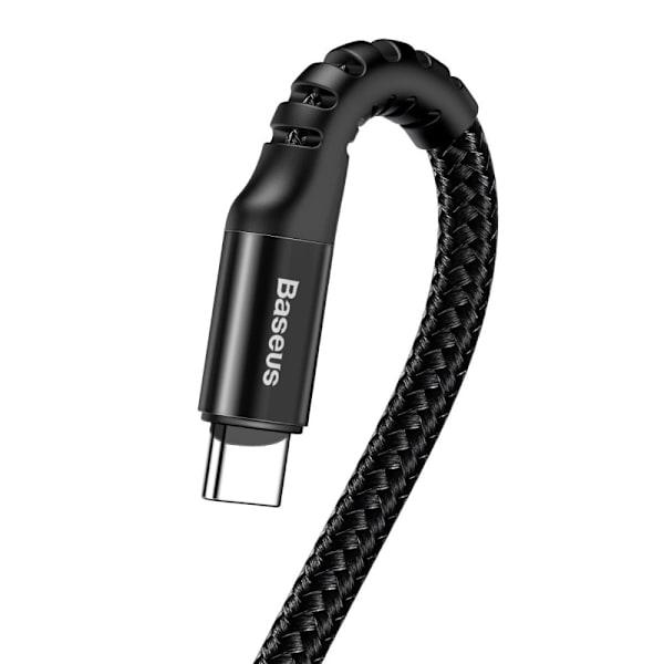 Baseus Fish Eye kabel USB-A / USB-C 2A 1m - svart