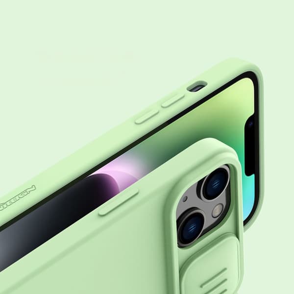 NILLKIN CASE COVER MED MAGSAFE TIL IPHONE 14+ GRØN