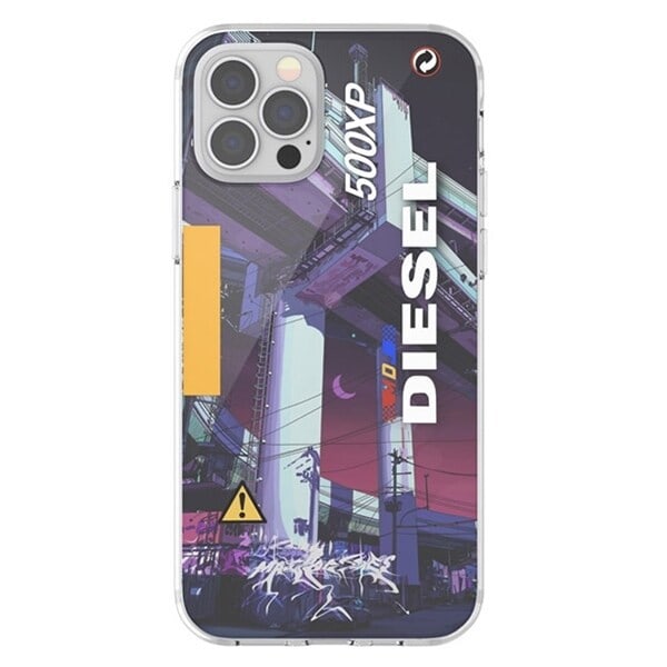 Diesel Clear Case Mad Dog Jones AOP iPhone 12/12 Pro multicolor/färgglad 44324